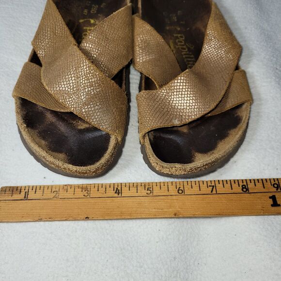 Papillo By Birkenstock Sandals Shoes Womens Size 9 Brown Beach Pool Summer Hippy - Picture 8 of 14
